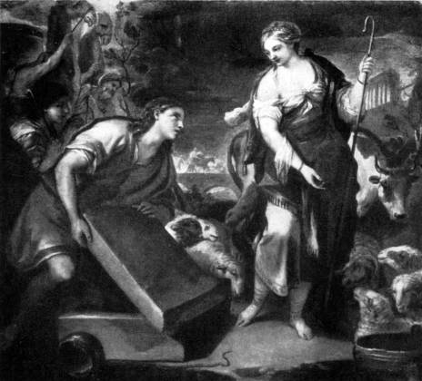 mt_26_giordano luca_jacob and rebecca at the well_1654_1705